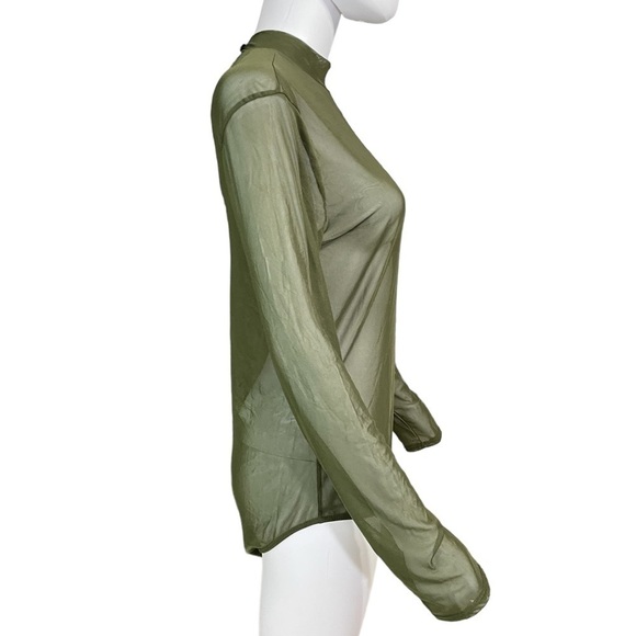 Women’s Green Mesh Long Sleeve Sher Bodysuit
New - Picture 4 of 6